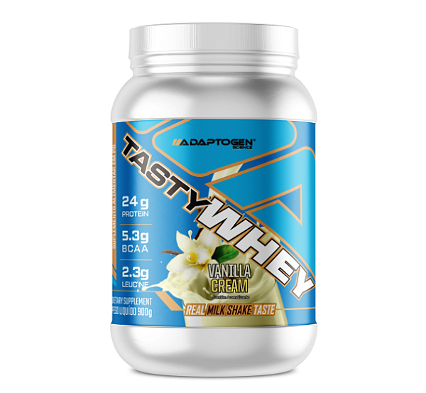 TASTY WHEY 3W ADAPTOGEN POTE 900G SABOR VANILLA CREAM