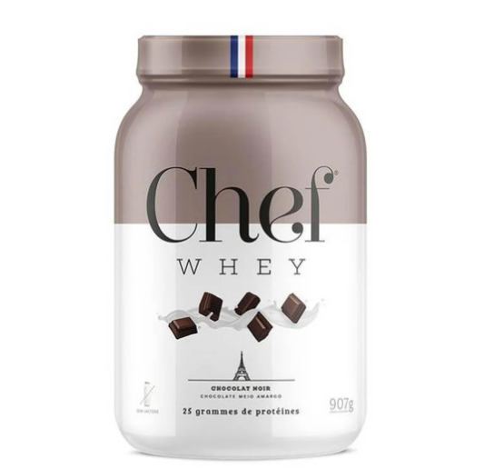 CHEF WHEY 907G CHOCOLATE AMARGO