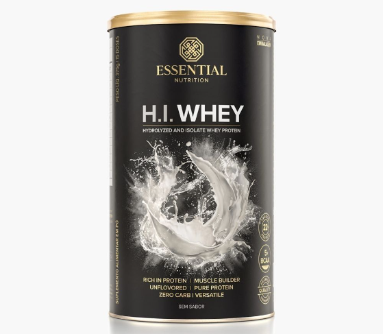 H.I.WHEY ESSENTIAL 375G SEM SABOR