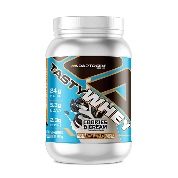 TASTY WHEY 3W ADAPTOGEN POTE 900G SABOR COOKIES CREAM
