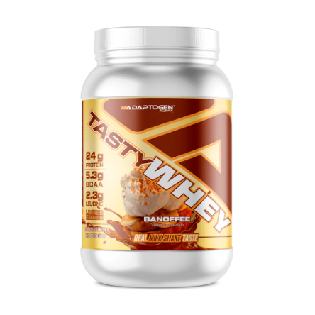 TASTY WHEY 3W ADAPTOGEN POTE 900G SABOR BANOFFEE