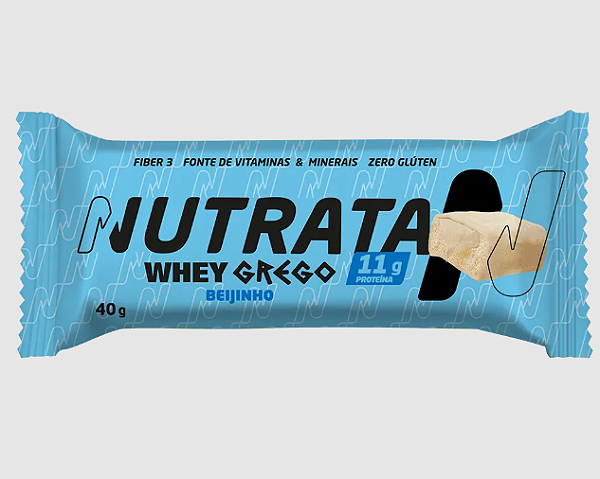 WHEY GREGO BAR NUTRATA 40G SABOR BEIJINHO