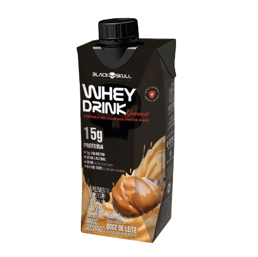 WHEY DRINK GOURMET - DOCE DE LEITE BLACK SKULL
