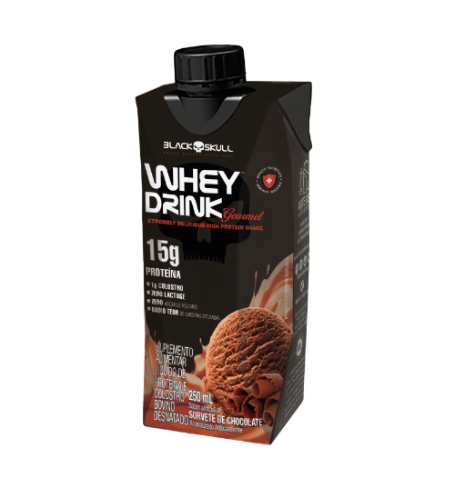 WHEY DRINK GOURMET - CHOCOLATE BLACK SKULL