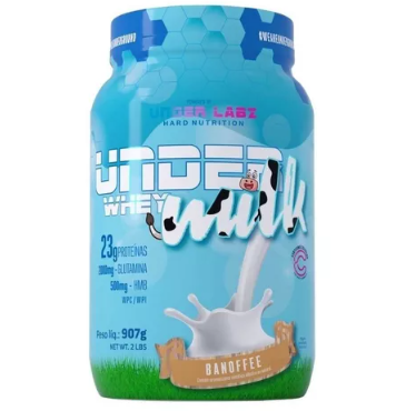 UNDER MILK WHEY UNDER LABZ POTE 900G SABOR BANOFFEE