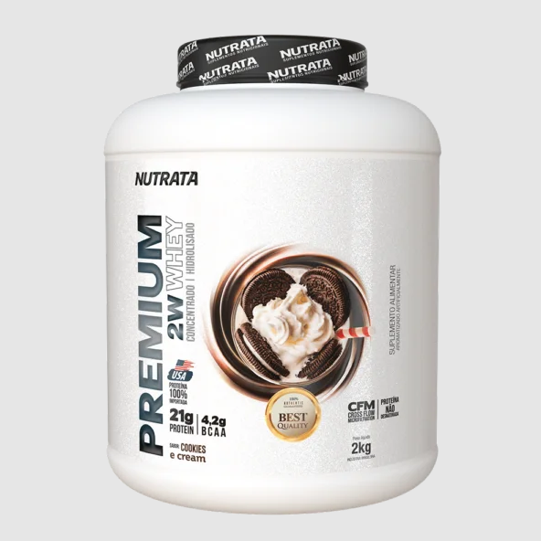 WHEY PREMIUM 2W NUTRATA POTE 2KG SABOR COOKIES