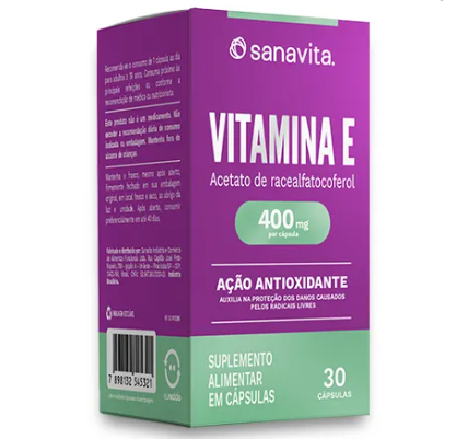 VITAMINA E SANAVITA 30CAPS