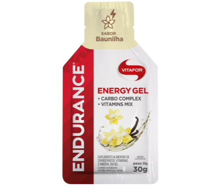 ENDURANCE CAFFEINE GEL VITAFOR 30G SABOR BAUNILHA