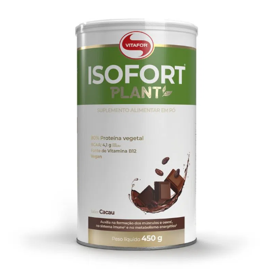 ISOFORT PLANT POTE 450G VITAFOR SABOR CACAU