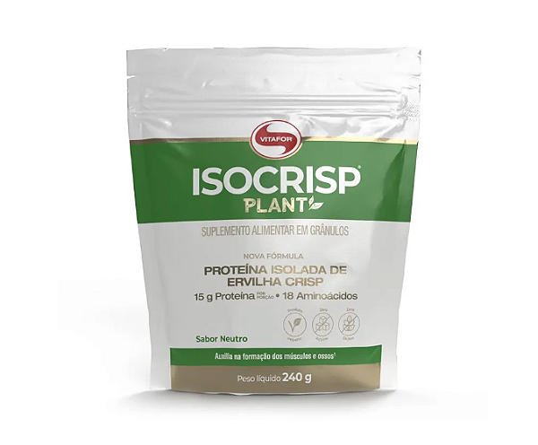 ISOCRISP PLANT VITAFOR SACHE 240G SABOR NEUTRO