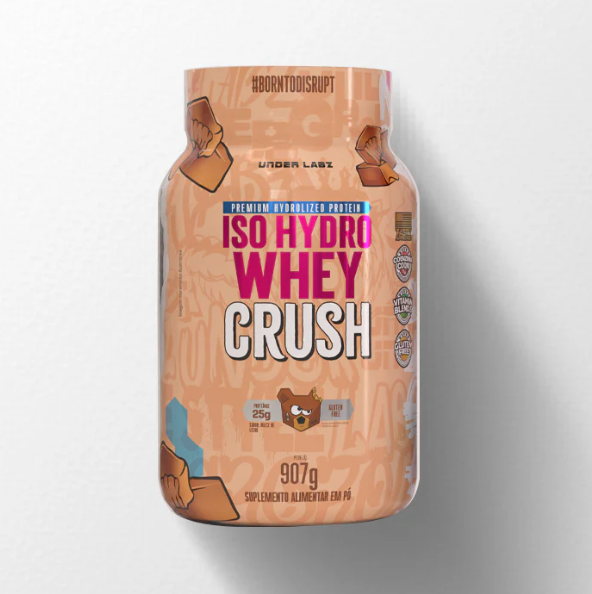 ISO HYDRO WHEY CRUSH UNDER LABZ POTE 907G SABOR DULCE DE LECHE