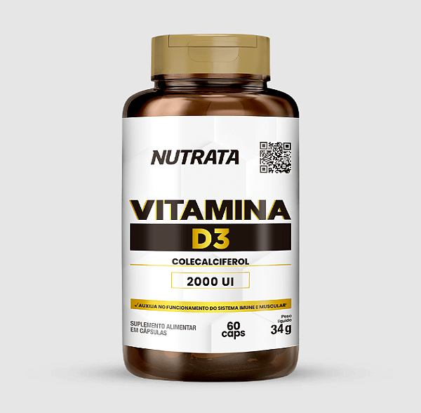 VITAMIN D3 NUTRATA 2000UI 60CAPS