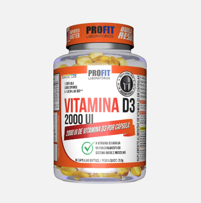 VITAMINA D3 2000UI PROFIT 60CAPS