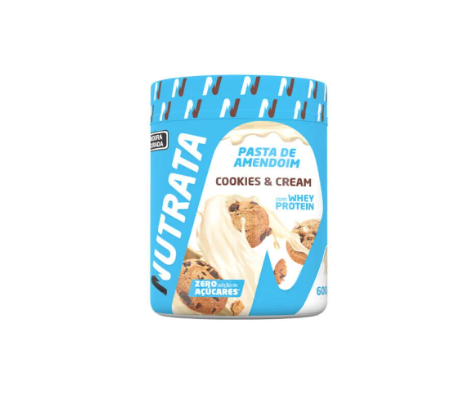 PASTA DE AMENDOIM NUTRATA 600G SABOR COOKIES