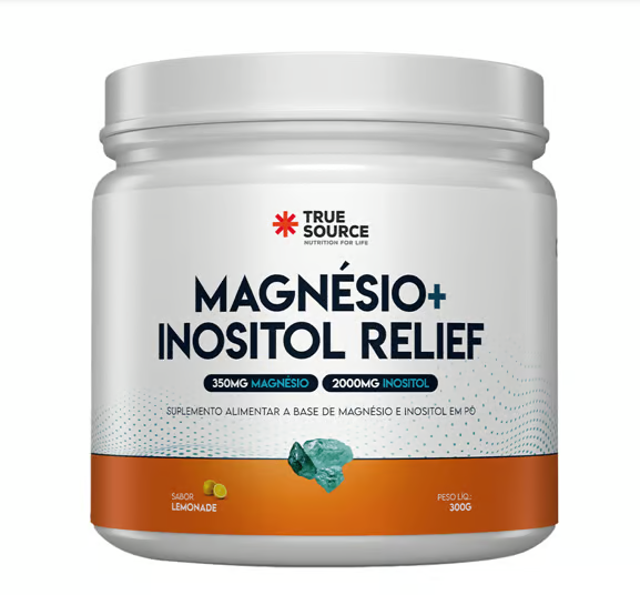 TRUE MAGNÉSIO + INOSITOL RELIEF 1.0 300G TRUE SOURCE SABOR LIMAO