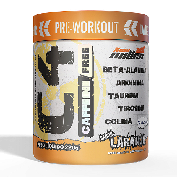 C4 CAFFEINNE FREE NEW MILLEN 220G SABOR LARANJA