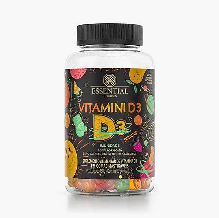 VITAMINI D3 EM GUMMY ESSENTIAL 60GOMAS