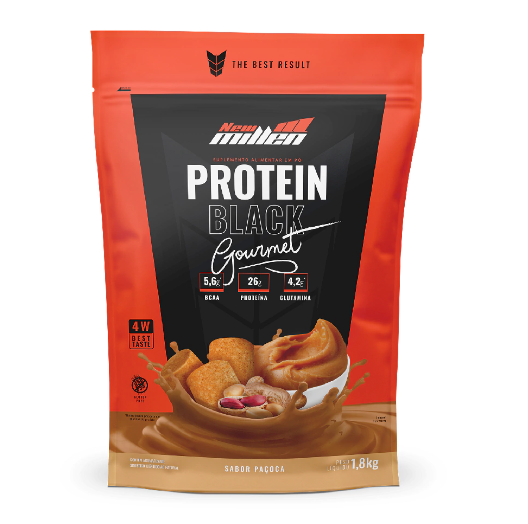 PROTEIN BLACK NEW MILEN REFIL 1,8KG SABOR PAÇOCA
