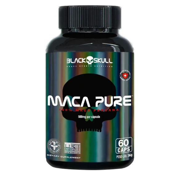 MACA PERUANA BLACK SKULL  60CAPS