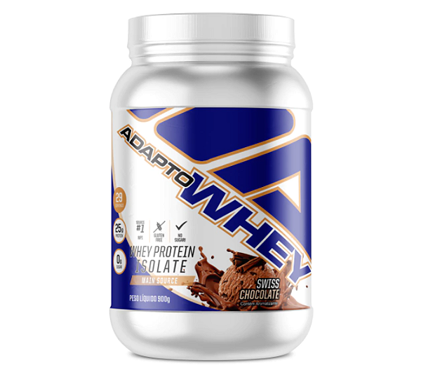 ADAPTO WHEY ADAPTOGEN POTE 900G SABOR SWISS CHOCOLATE