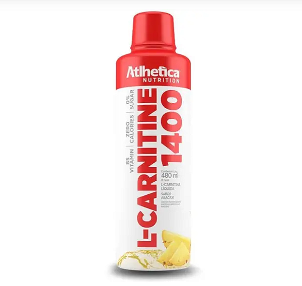 L-CARNITINE 1400 ATHLETICA 480ML SABOR ABACAXI