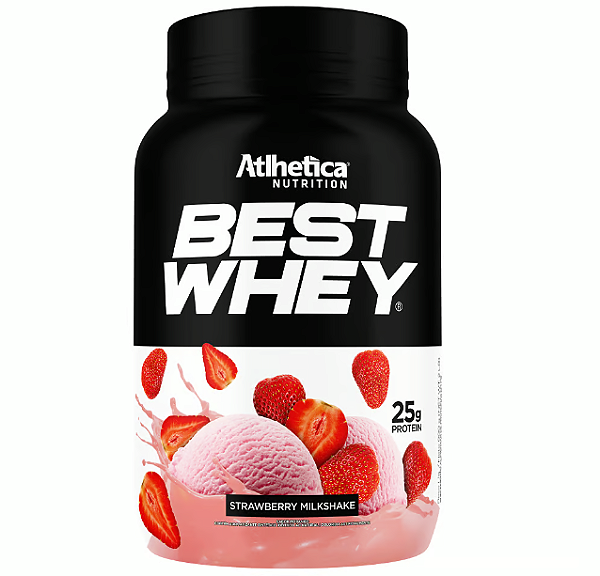 BEST WHEY ATLHETICA POTE 900G SABOR MILK SHAKE