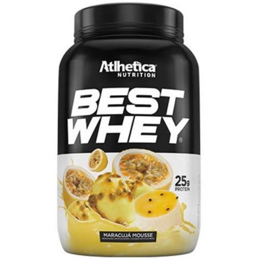 BEST WHEY ATLHETICA POTE 900G SABOR MARACUJA MOUSSE
