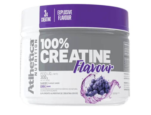 100% CREATINE FLAVOUR ATLHETICA POTE 300G SABOR UVA