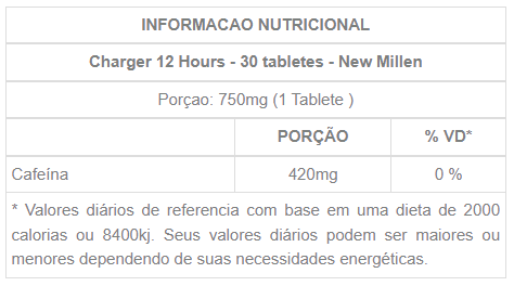 CHARGER NEW MILLEN 30CAPS