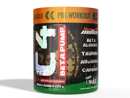 C4 BETA PUMP NEW MILEN POTE 225G SABOR LIMAO