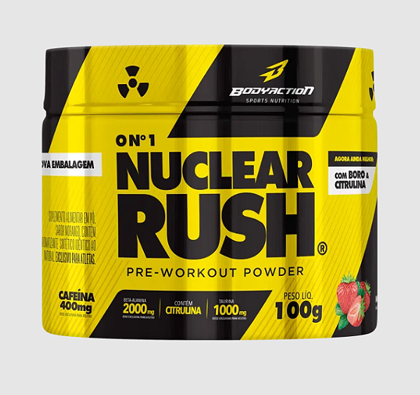 NUCLEAR RUSH 100G SABOR MORANGO