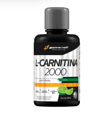 L-CARNITINE PURE 2.000 480ML BODYACTION LIMAO
