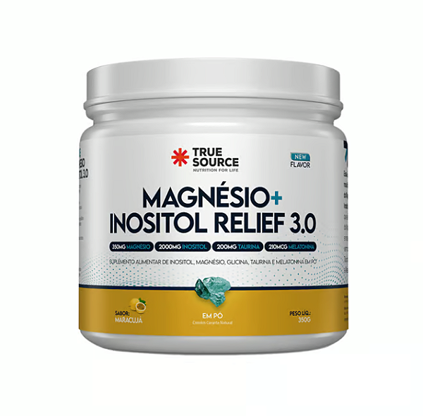 MAGNESIO INOSITOL REFIL 3.0 TRUE SOURCE SABOR MARACUJA