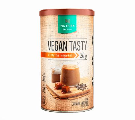 VEGAN TASTY NUTRIFY POTE 420G SABOR CARAMEL MACCHINATO