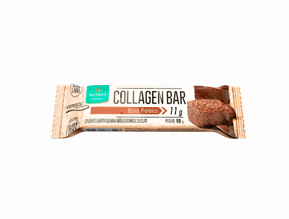 COLLAGEN BAR NUTRIFY 50G SABOR BROWNIE