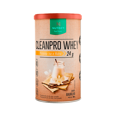 CLEANPRO WHEY NUTRIFY 450G SABOR BAUNILHA