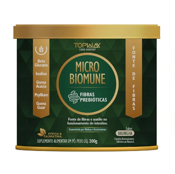 MICROBIOMUNE TOPWAY 200G SABOR BAUNILHA