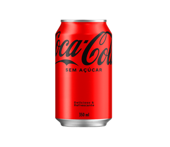 REFRIGERANTE COCA COLA ZERO SEM ACUCAR LATA 350ML