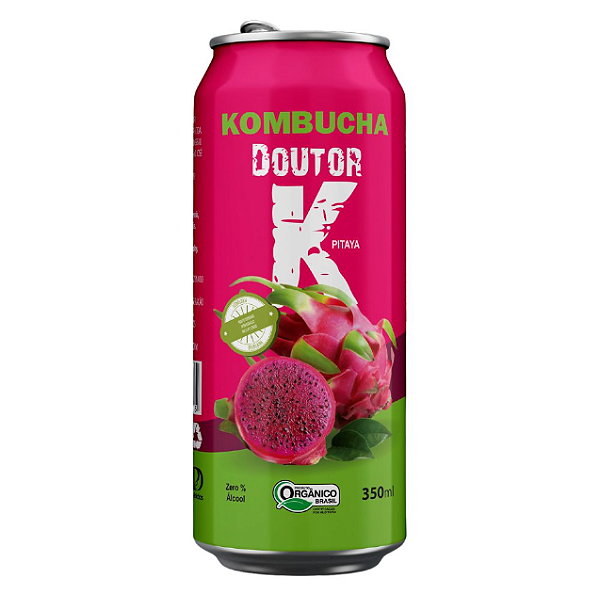 KOMBUCHA DOUTOR K 350ML SABOR PITAYA