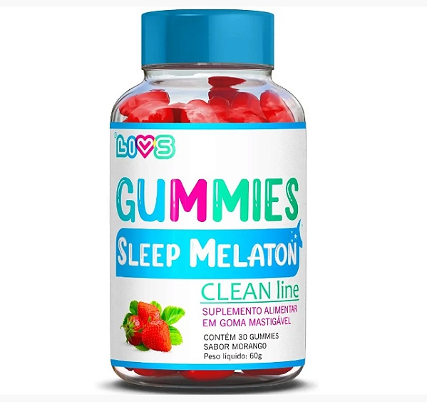 SLEEP MELATON LIVS 30 GOMAS SABOR MORANGO