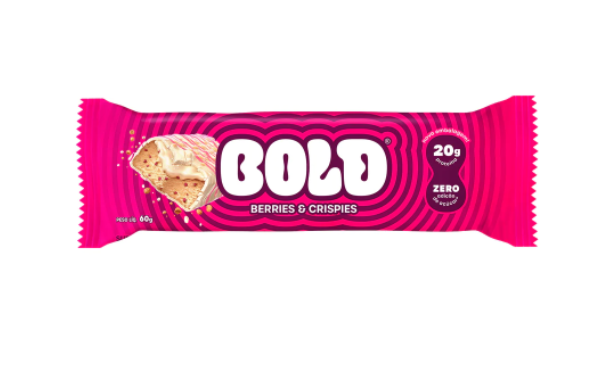 BARRA DE PROTEINA BOLD BERRIES E CRISPIES 60G
