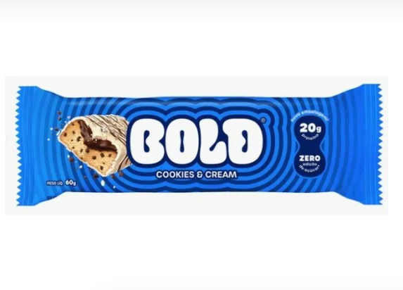 BARRA DE PROTEINA BOLD COOKIES & CREAM 60G