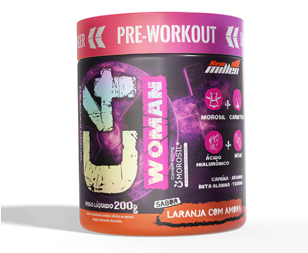 C4 WOMAN NEW MILLEN POTE 200G SABOR LARANJA COM AMORA