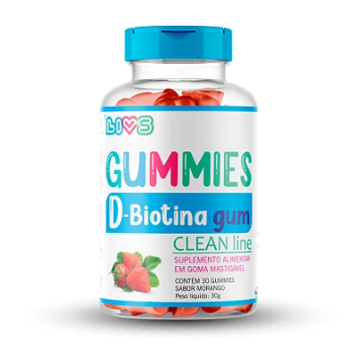 D-BIOTINA  LIVS 30GUMMIES SABOR MORANGO