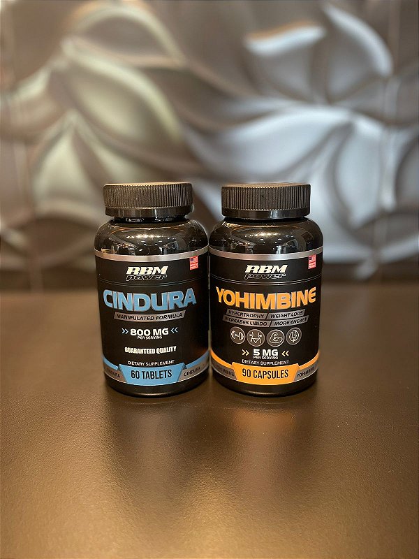 COMBO 1 YOHIMBINE 90CPAS + 1 CINDURA 60TABLETES