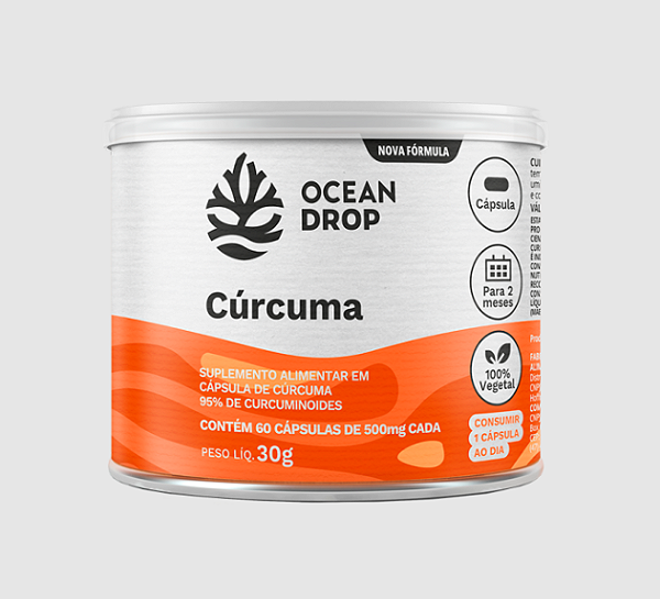 CURCUMA  500 MG OCEAN DROP 60 CAPSULAS