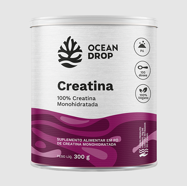 CREATINA 100% PURA OCEAN DROP 300G