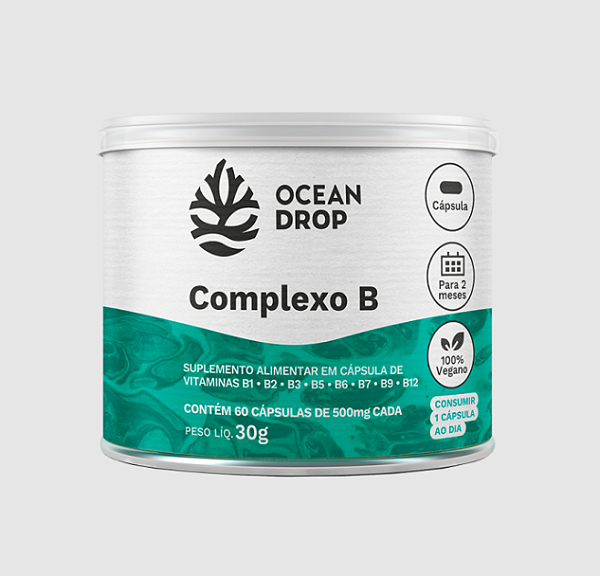 COMPLEXO B 500 MG OCEAN DROP 60 CAPSULAS