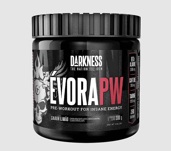 EVORA PW DARKNESS 300G SABOR LIMAO