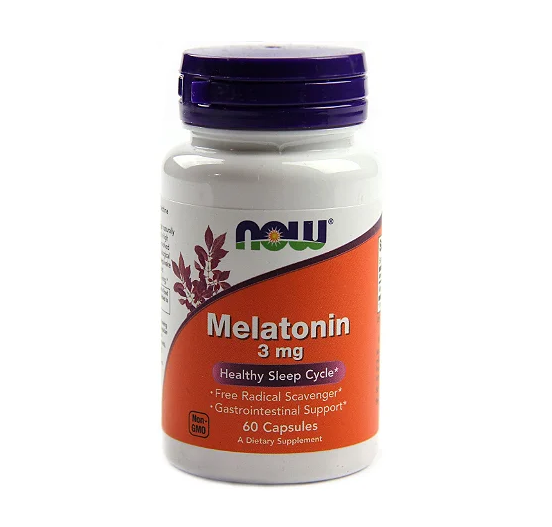 Melatonina 3mg 60 caps Now Foods